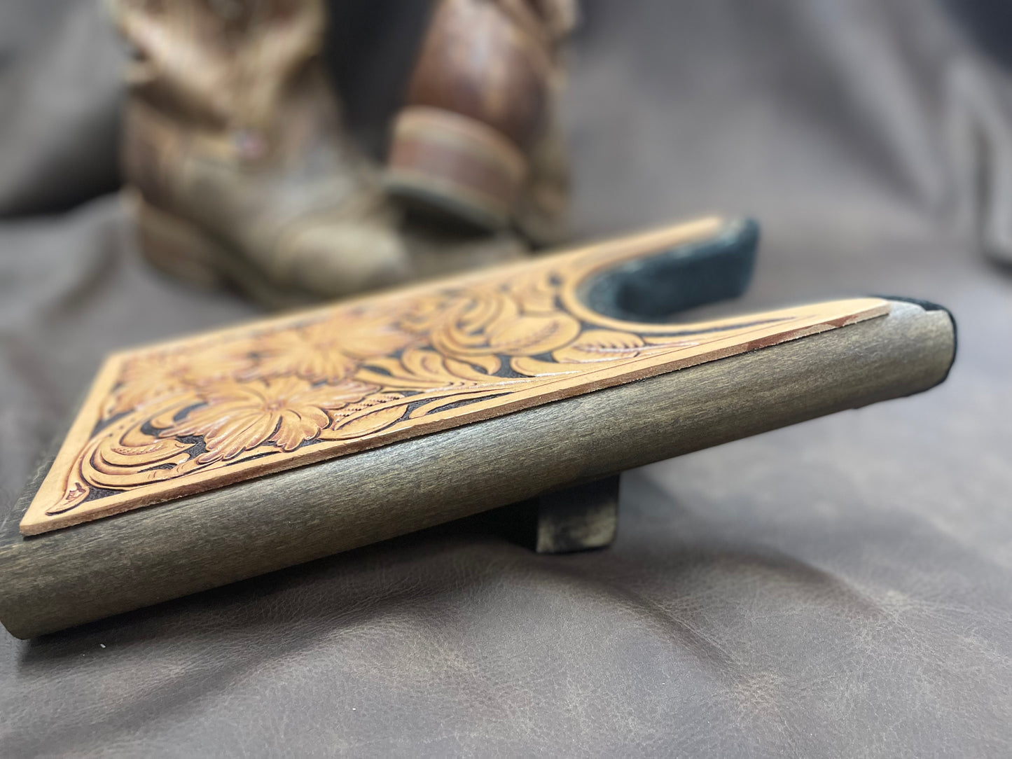 Boot Jack - Hand Tooled
