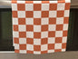 Rust Checkered Kitchen Towel