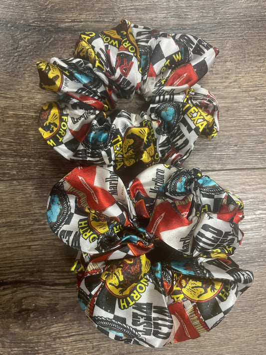 Silk Scrunchie - Ft Worth Rodeo