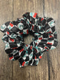 Silk Scrunchie - Cherry Squash Checkered