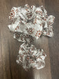 Silk Scrunchie - Rust Aztec