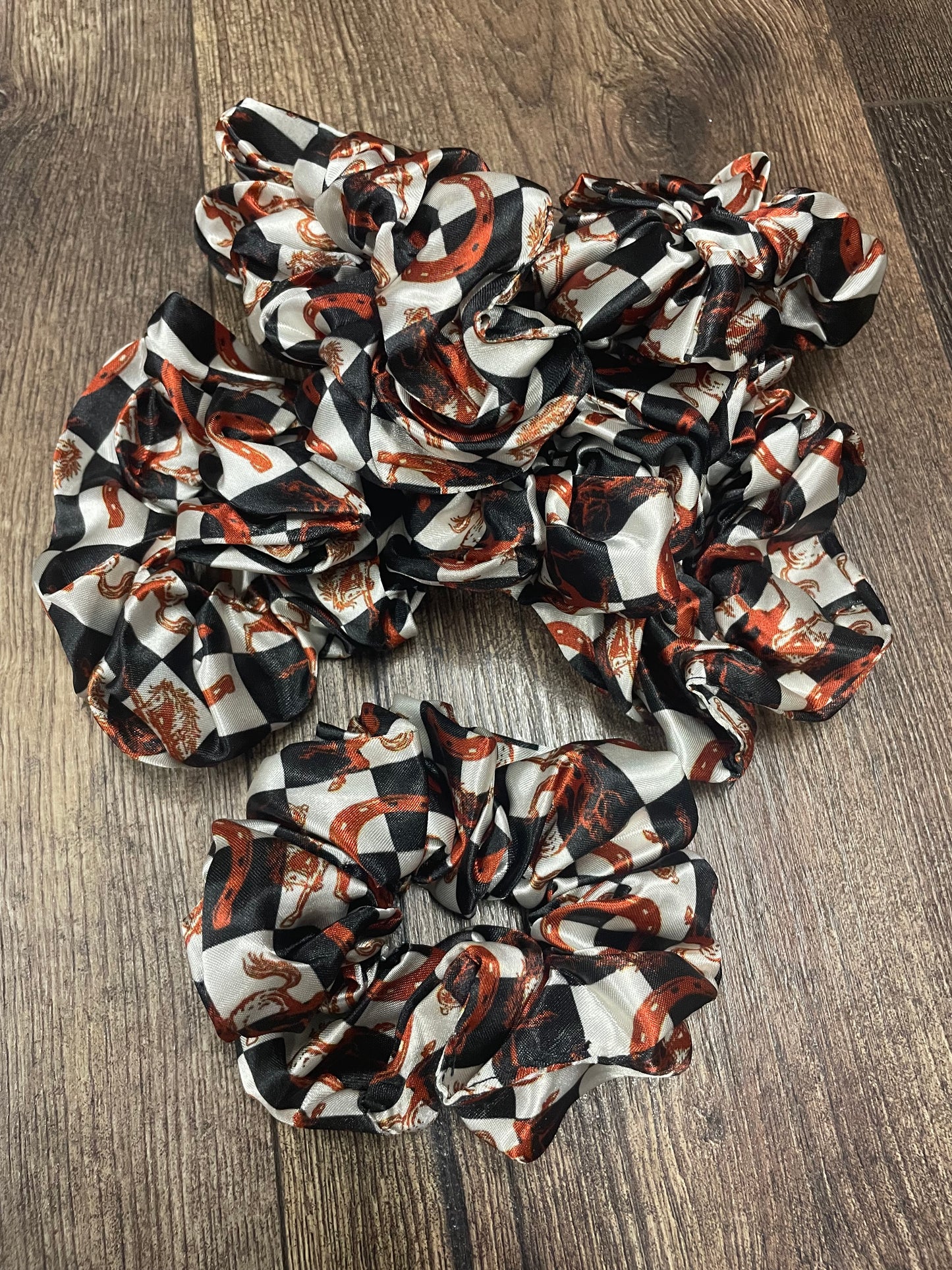 Silk Scrunchie - Lucky Rider