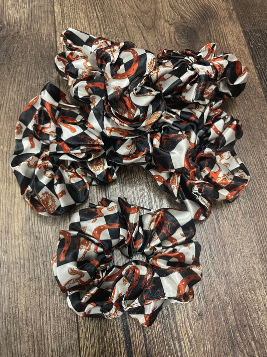 Silk Scrunchie - Lucky Rider