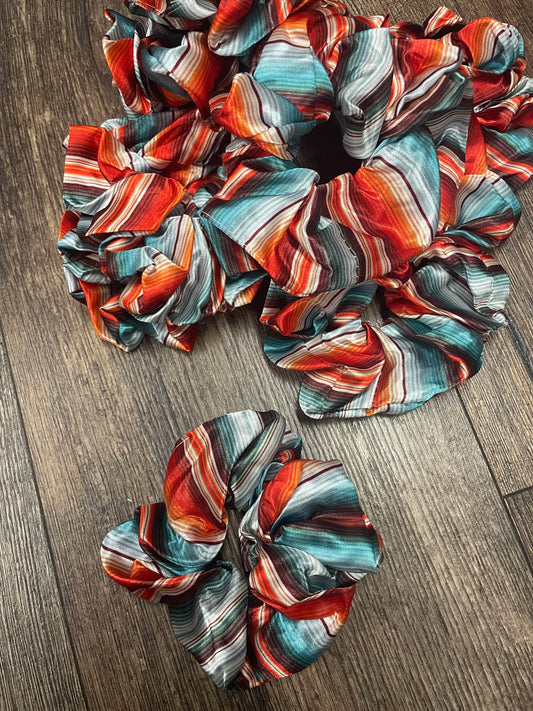 Silk Scrunchie - OG Serape